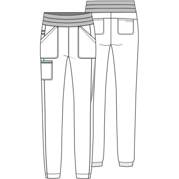 Jogger Scrubs for Women Workwear Revolution, Soft Stretch, Easy Care - Picture 6 of 7